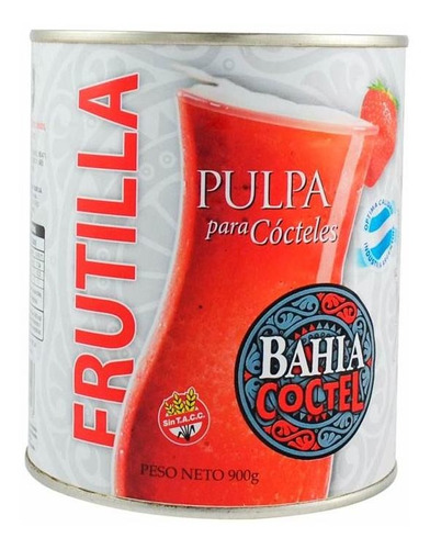 Pack X 24 Unid. Pulpa Fruta  Frutilla 900 Gr Bahia Jugos Co