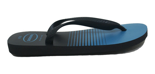 Ojota Havaianas Top Basic Negro/azul Nautico Hombre Deporfan