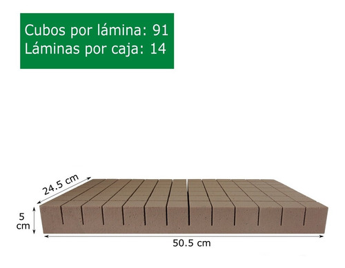 Imagen 2 de 6 de Caja De Espuma Agrícola Ultrafoam 3x3x5 (1.274 Cubos)