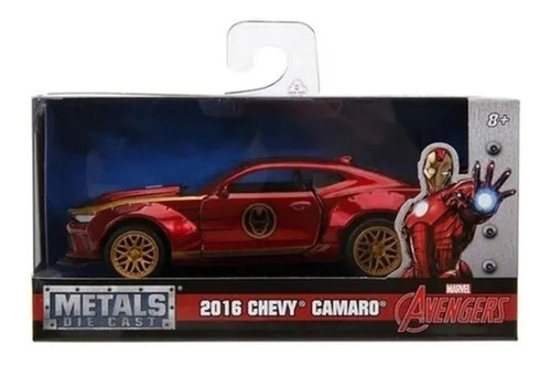 Auto Chevy Camaro 2016 Iron Man Metal 1:32 Diecast Dgl Games