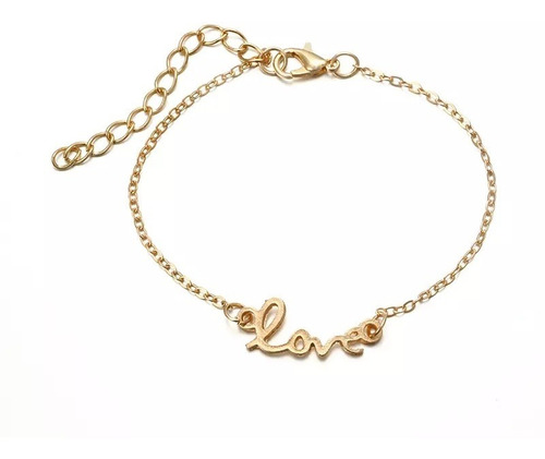 Pulseira 5 Peças Dourada Love Infinito Tartaruga L2258