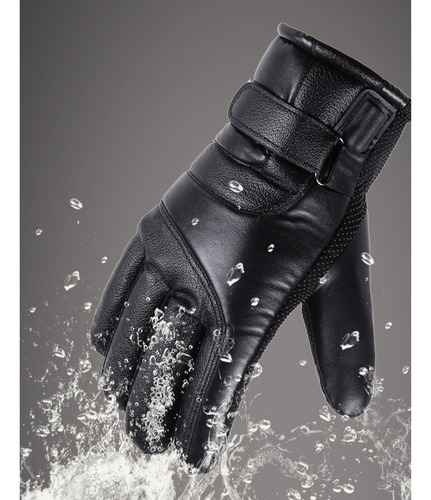 Guantes De Ciclismo De Dedo Completo, Calefactados En Invie