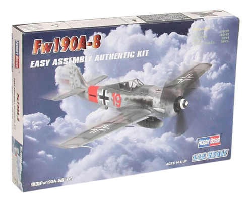 Maqueta Avion Alemán Fw190 Hobbyboss 80244  1/72 Focke Wulf