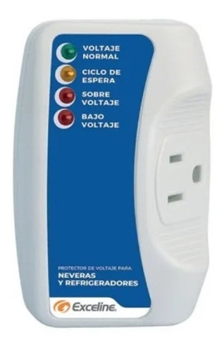 Protector De Voltaje Neveras 120v Exceline Hasta 28 Pies