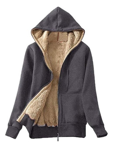 Plush Coat With Long Sleeve Hood