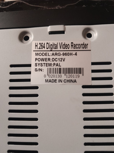 Dvr Nixzen 4 Ch Analogico + 1 Camara Sin Acceso A Internet (Usado)