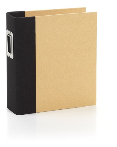Simple Stories - Álbum Snap Binder 15x21cm Black Scrapbook Preto