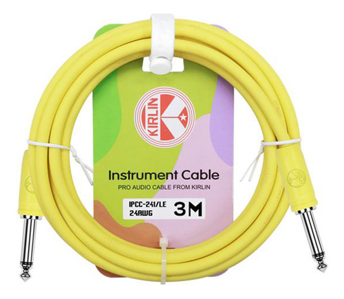 Cable Kirlin Para Instrumento 3mt Profesional Ipcc241-3mle