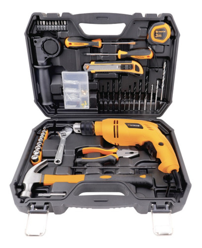 Imagen 1 de 3 de Kit Rotomartillo Alámbrico 13mm 600w 101pzs Hoteche