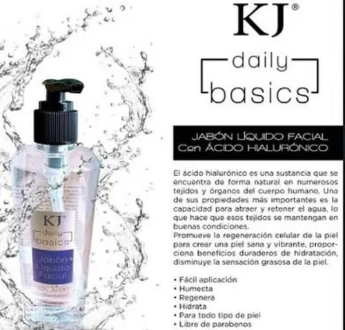 Imagen 2 de 3 de Jabon Facial Skincare Con Acido Hialuronico Rutina Diaria