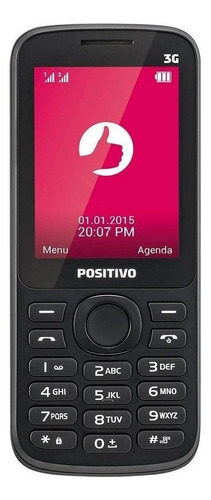 Positivo P30 Dual SIM 128 MB preto 64 MB RAM