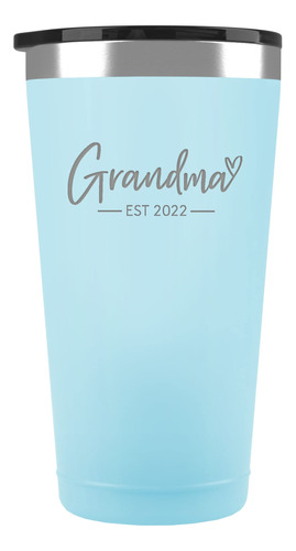 Grandma Est 2022 - Vaso Acero Inoxidable Aislado Junto Al 16