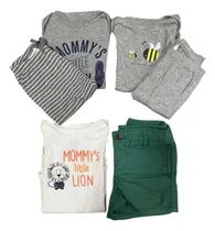 Comprar Lote X 7 Prenda Bebe Body Calza Baby Gap Talle 6-12 Meses
