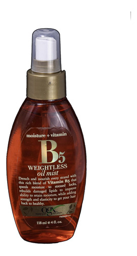 Spray De Aceite Con Vitamina B5.