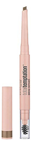 Lápiz Definidor De Cejas Maybelline Total Temptation Deep Br