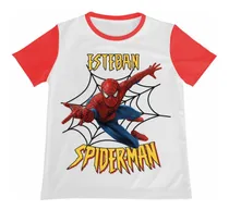 Comprar Franela Camisa Niño Niña Spiderman Hombre Araña Algodon 