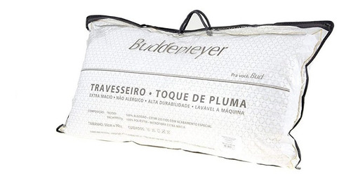 Imagem 1 de 2 de Travesseiro Toque De Pluma Buddemeyer 50x90 Cm