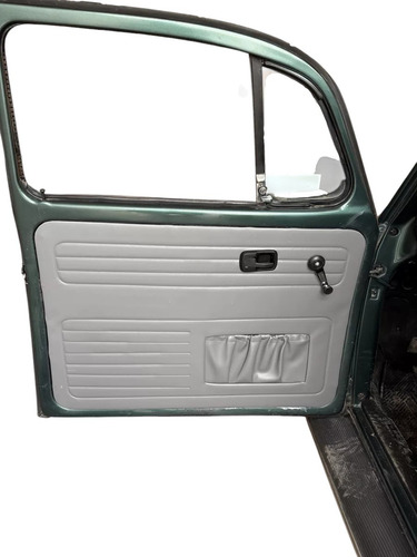 Kit Vocho Sedan Ratonera Media Luna + 4 Tapas Gris Vw