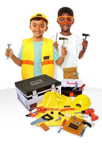 Black+decker Juego De Herramientas Para Niños Con Caja De .