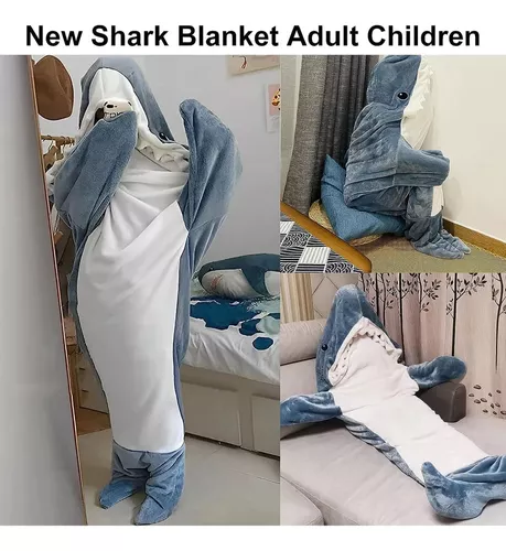 Pijama Completa Mameluco Disfraz Cosplay Tiburones Adulto