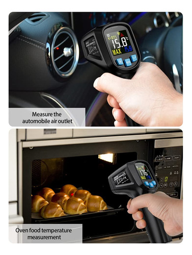 Pistola De Temperatura Láser Infrarrojo Digital Mestek Ir01