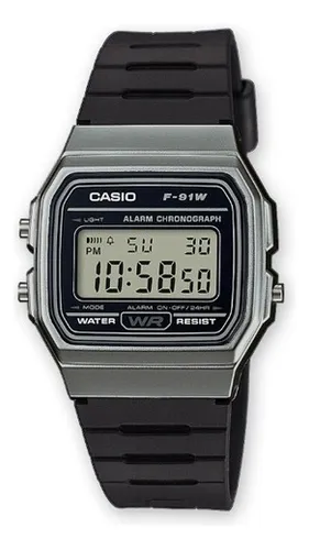 comprar Reloj pulsera digital Casio F-91WM-1BCF con correa de resina