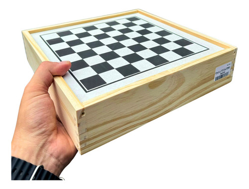Conjunto Jogos De Mesa 5x1 Xadrez, Dama, Ludo, Trilha, Jogo