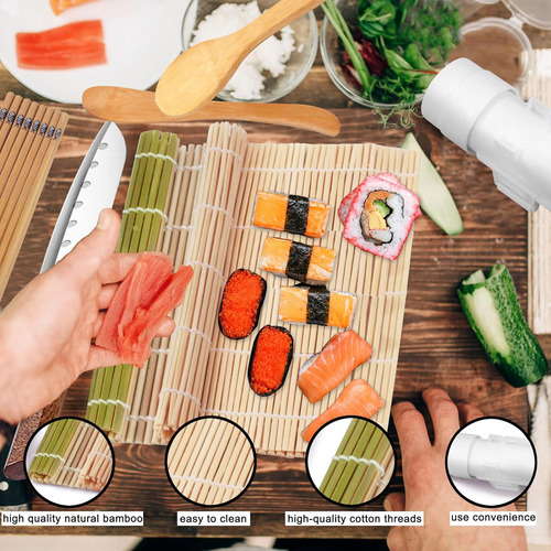 Kit De Sushi Para Principiantes, Incluye Elementos Esenciale