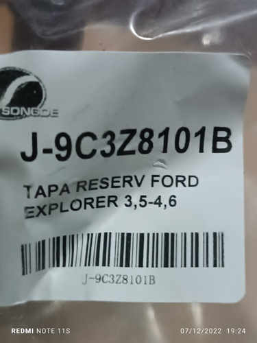 Tapa Reservorio Agua Explorer 3.5 Año 2013.fortaleza.mazda 6