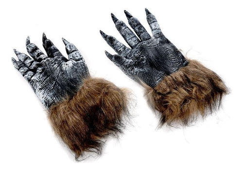 1 Par De Guantes De Lobo, Máscara De Halloween Y Máscara De