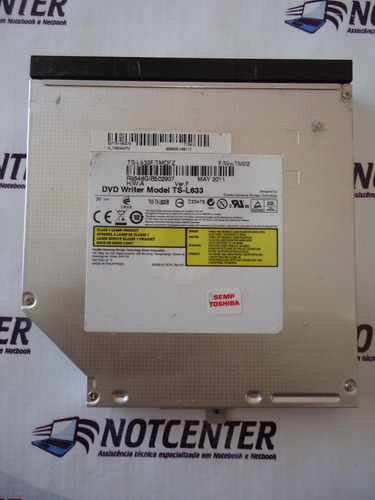 Drive Gravador Cd Dvd Sata Notebook Sti 1423g Model Ts-l633