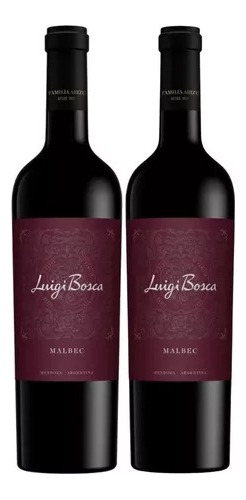 2 Vinho Tinto Seco Argentino Luigi Bosca Malbec Barato