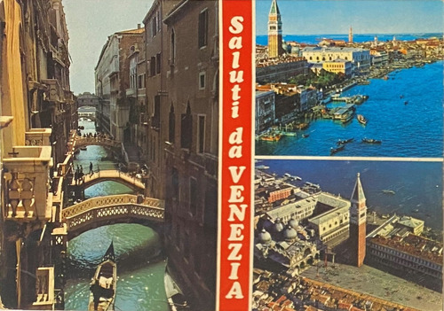 Antigua Postal, Panorama, Año 1978, Venecia, Italia, 3p31