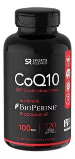 Coenzima Q10 Plus Coq10 Vitamina Ubiquinona Alta Absorción