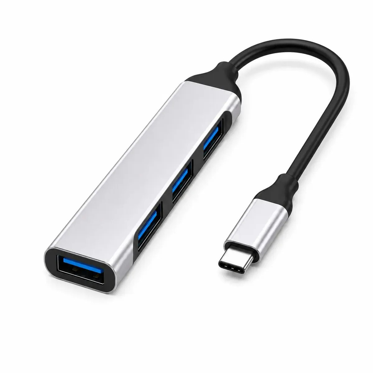 Hub USB-C 4 Portas USB 3.0 para Notebook e PC