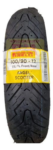 Llanta 100/90-12 Pirelli Angel Scooter 59j Tl Navi110 Bit150