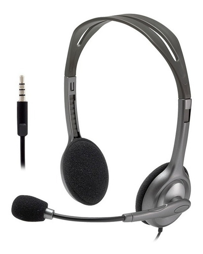 Auriculares Headset Logitech H111 Microfono Miniplug 3.5m Cs