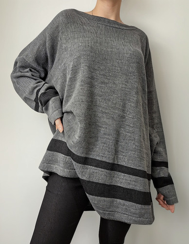 Maxi Sweater Oversize Mujer Tendencia Moda