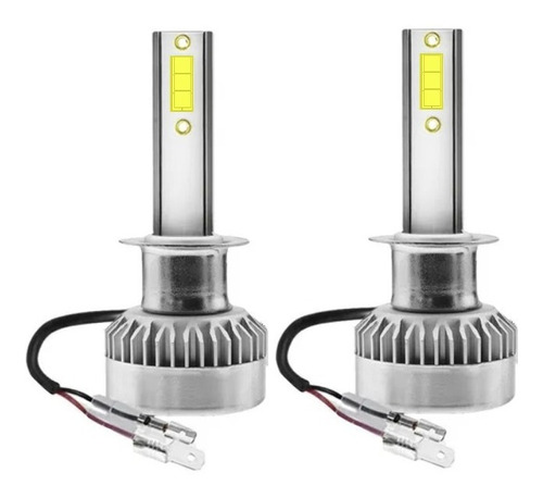 Kit Turbo De Foco Led Auto H3 15000 Lúmenes 72w Luz Blanca