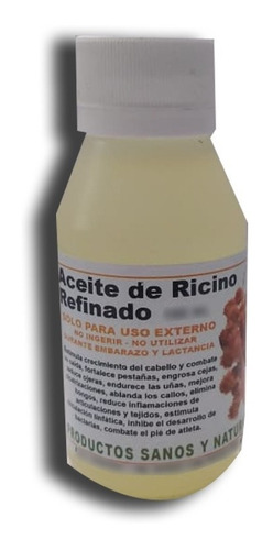 Aceite De Ricino 5 Lt Calidad Extra  Super Oferta