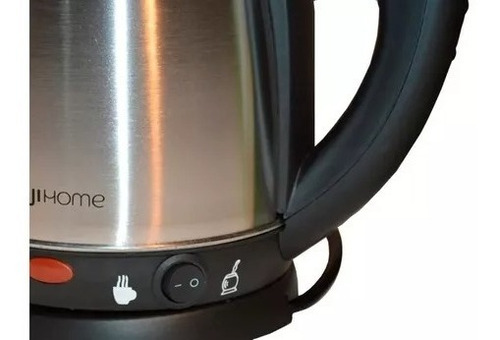 Imagen 2 de 3 de Pava Electrica Kanji 1.8 L Acero Inoxidable 1500w Corte Mate