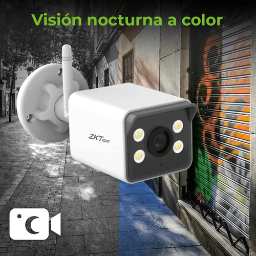 Kit 4 Cámaras De Seguridad Wifi Cctv Onvif De 3mp Full Color