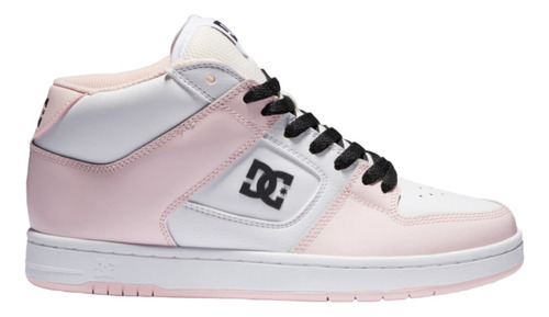 Tenis Dc Shoes Mujer Dama Casual Skate Rosa Manteca 4