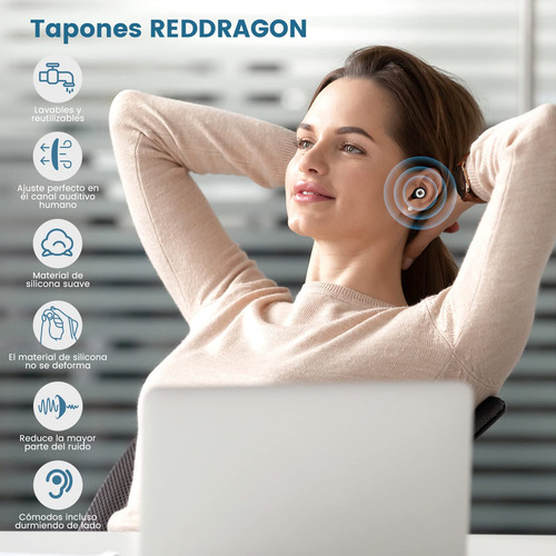 Tapones For Dormir, Reutilizables, Con Reducción De Ruido
