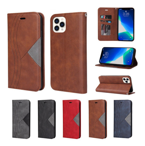 Funda Para Samsung Carcasa Con Tapa Case Cuero Tipo Cartera