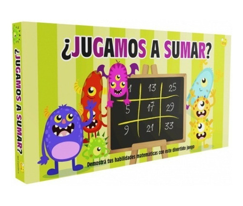 Juego De Mesa Jugamos A Sumar Educativo Didactico Niños +5