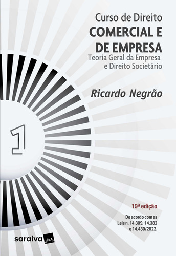 Curso De Direito Comercial E De Empresa - Vol. 1 -19ª Edição 2023, De Ricardo Negrão. Editora Saraiva Jur, Capa Mole Em Português