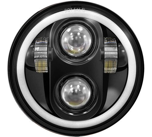 Faro Led Harley 5 3/4 Led Daymaker 5.75 Drl Ojos De Angel