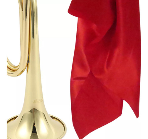( Buzina De Cavalaria Bb Bugle Yellow Brass De 31,5 Cm Para