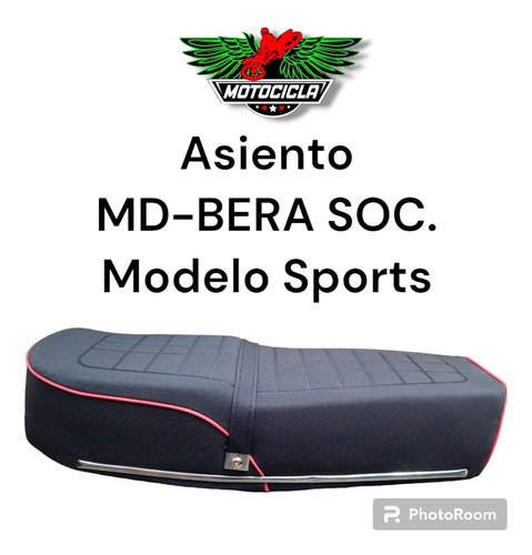 Asiento Moto Bera Md Modelo Sports